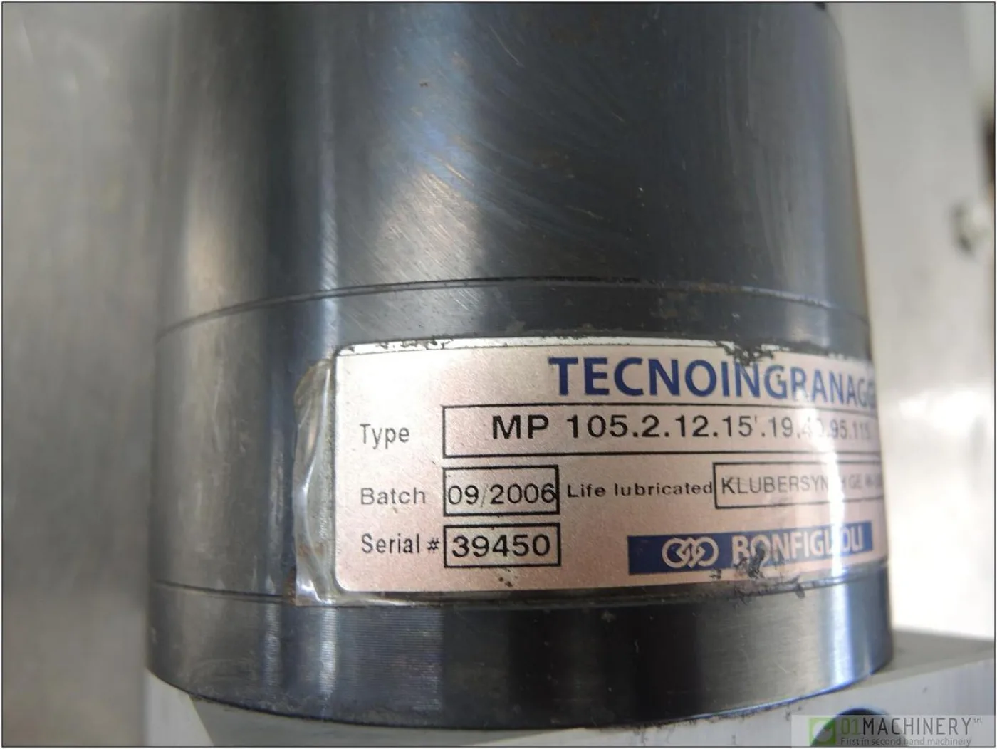 2006 TECNOINGRANAGGI/BONFIGLIOLI RIDUTTORE MP 105.2 AI1536 - 7