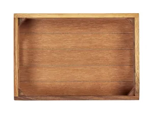 Tala Medium Crate - Plain in Natural Acacia (Pack of 4) - islandcatering