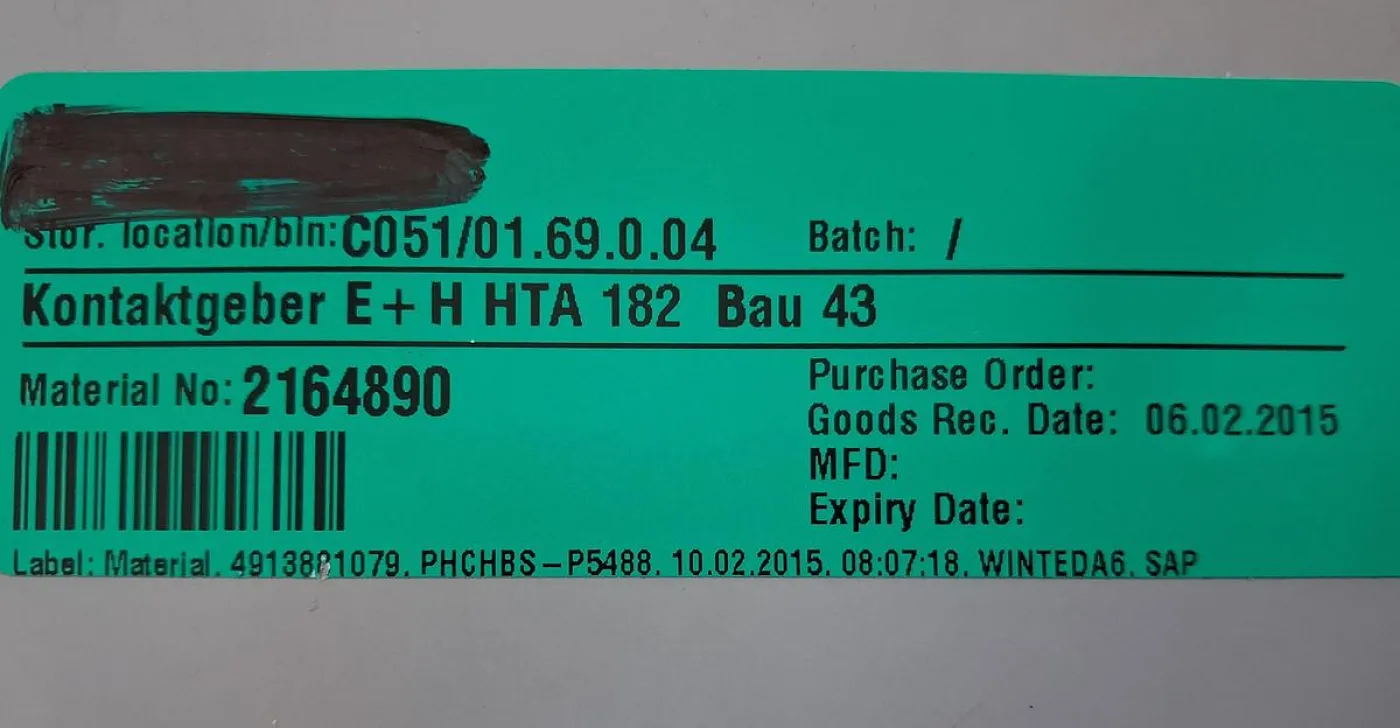 Endress+Hauser HTA 182 Kontaktgeber - 5