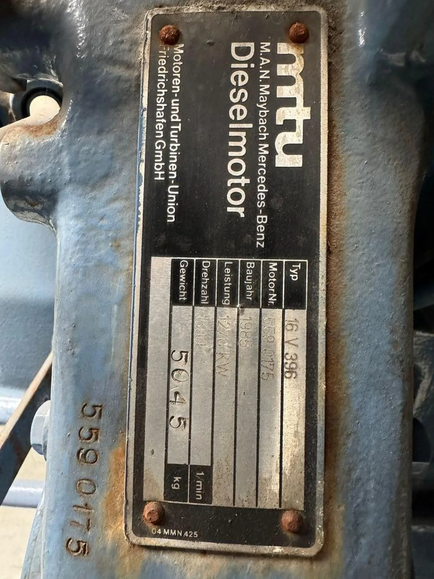 MTU 16V396TC33 - 7