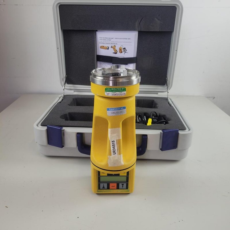 Churwell PBI Air Sampler SAS Super with case and charger