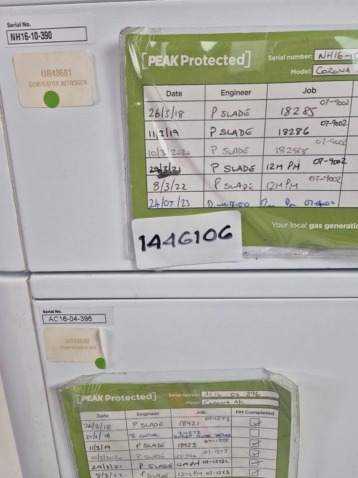 Peak Scientific Nitrogen Generator Corona 1010 + Corona compressor - 8
