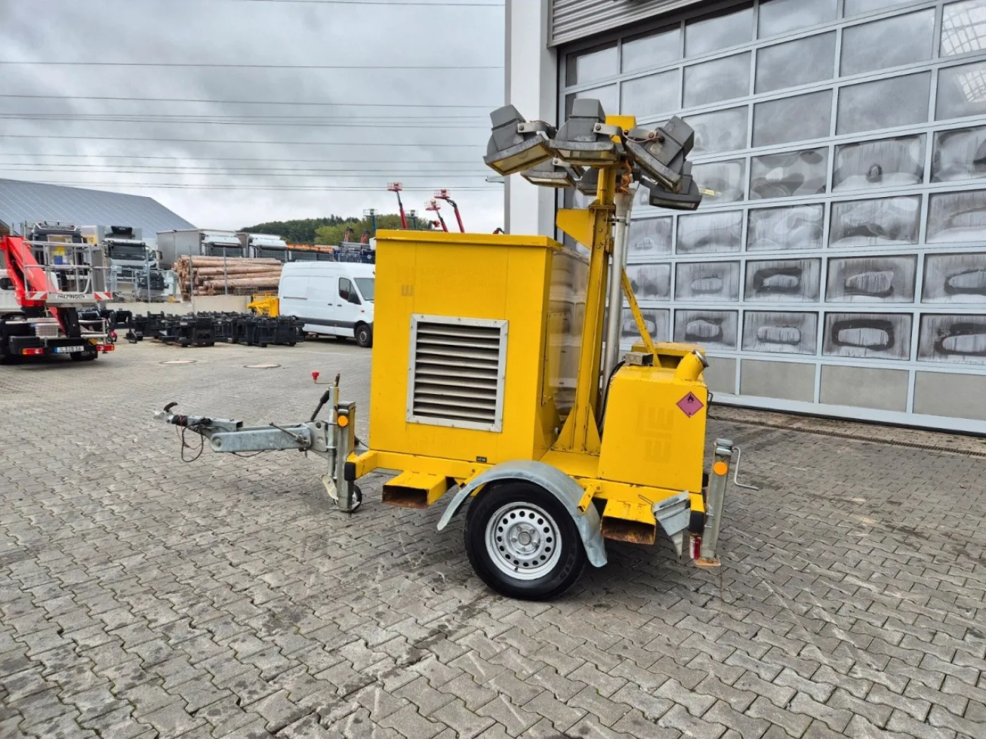 Polyma LA0400185T68W Lichtmastanhänger - 6
