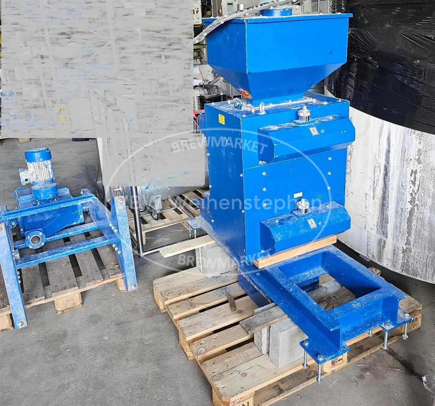 Malt milling plant with bunker - 4