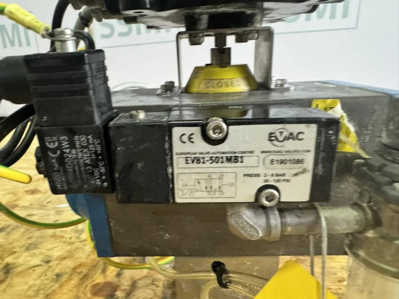 2019 EVAC / Max-Air Technology Pneumatic Quarter-Turn Ball Valve Assembly with Pneumatic Actuator - 5