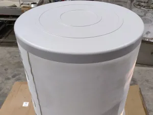 VITRIFIED STEEL TANK 995 LITRES, HEAT-INSULATED