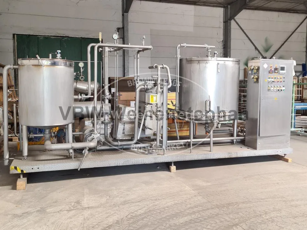Flash pasteuriser