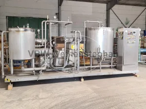 Flash pasteuriser