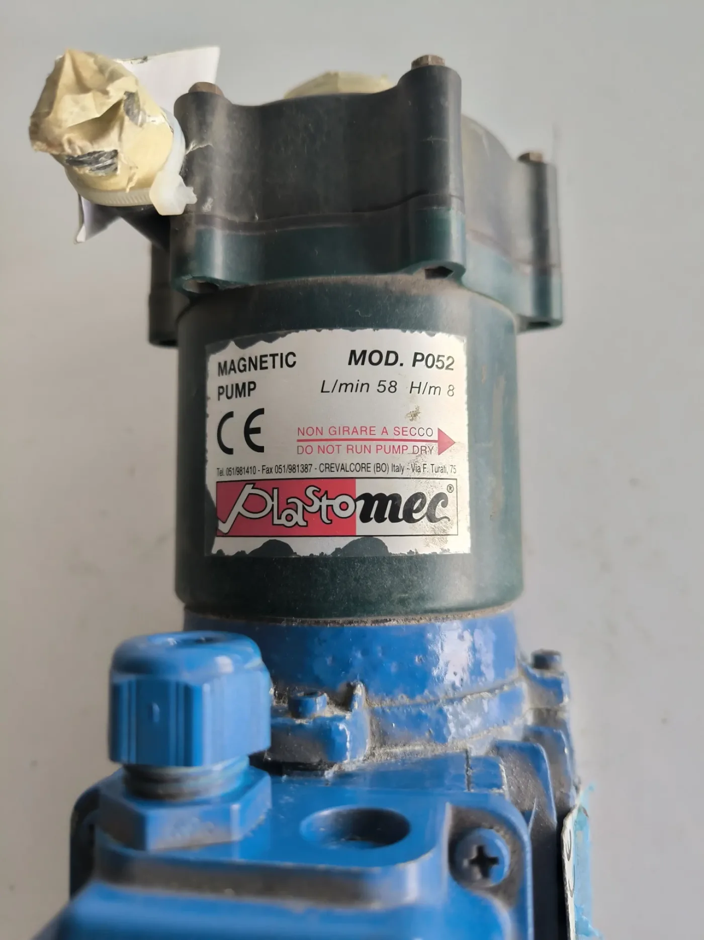 USED PLASTO MEC P052 MAGNETIC PUMP - 3