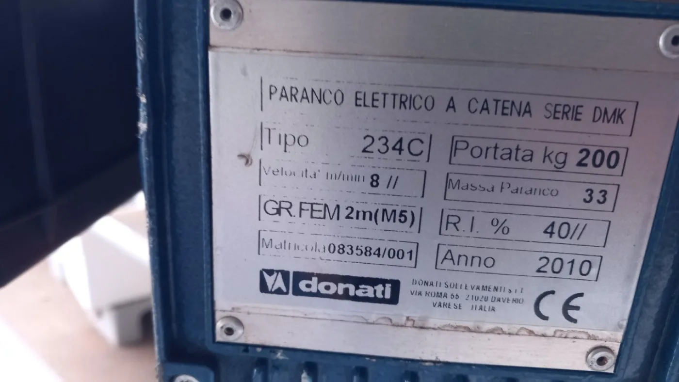 ELEVATORE A COLONNA – MANES – MOD.SHERPA 2F - 8