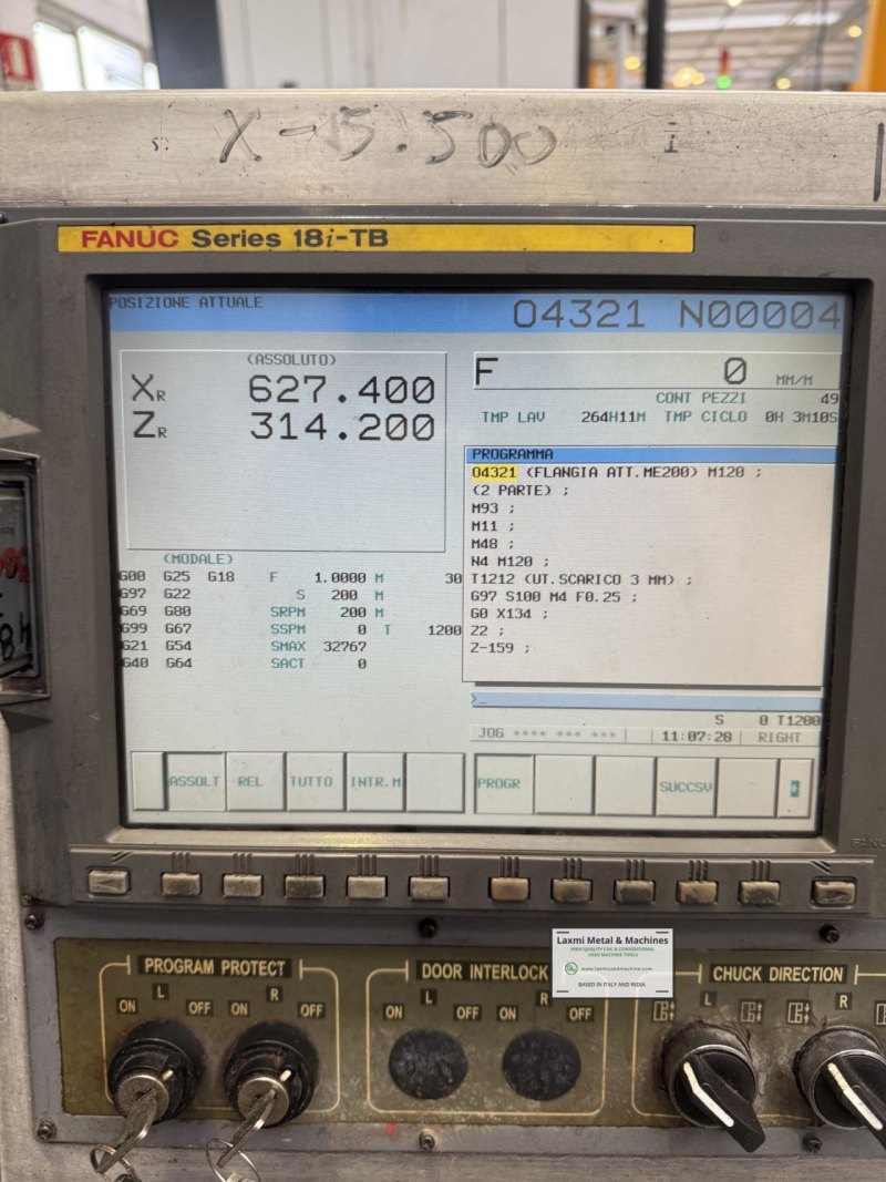 CNC VERTICAL TURNING CENTER, DOOSAN - V740T - Laxmi Metal & Machines, Rohtak