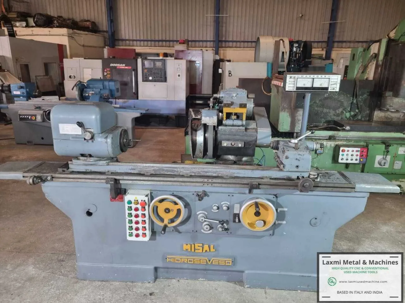 CYLINDRICAL GRINDER, MISAL - HIDROSEVESO 1000 - Laxmi Metal & Machines, Rohtak - 1
