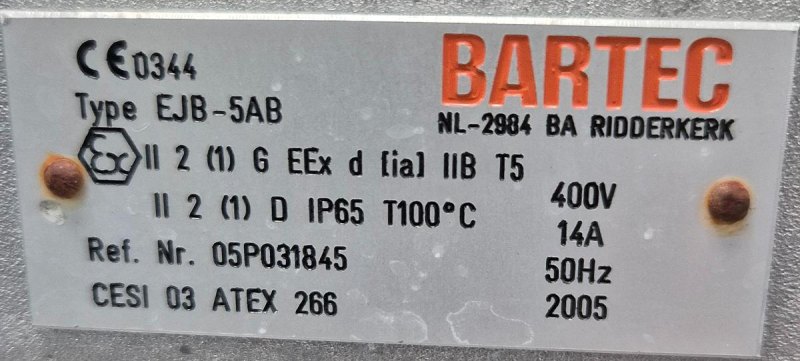 Bartec Ex-geschützte Vakuumsystem