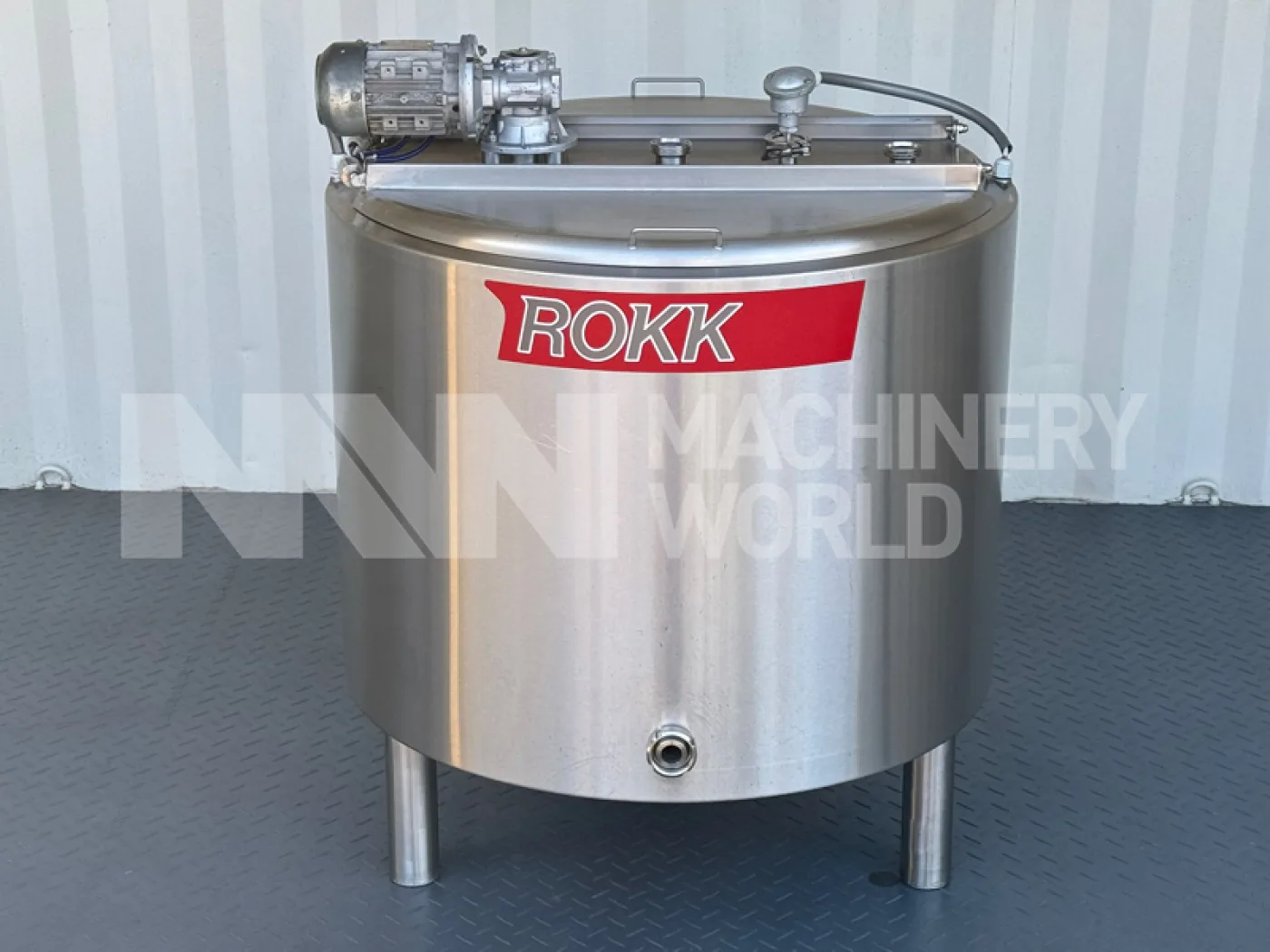 300 Ltr ROKK Jacketed Ageing Tank with Slow Speed Mixer (Year 2017) - 1