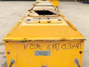 Tapete transportador de 6 mt