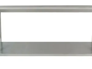 Parry S-Steel TAB table 1200X600X900 with 1 shelf underneath. - islandcatering