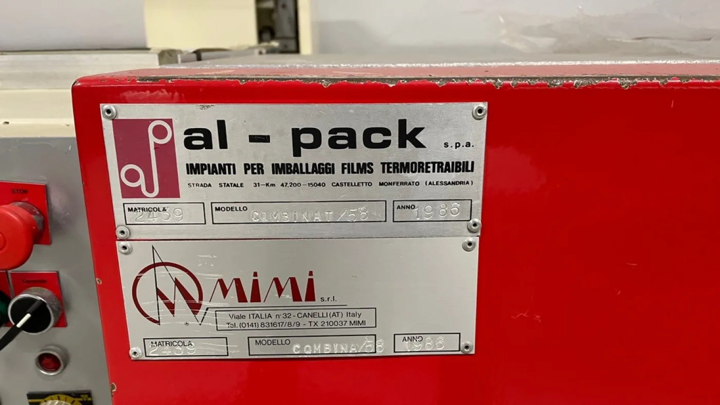 AUTOMATIC MONOBLOCK SHRINKWRAPPER MACHINE TERMOPACK BRAND “AL-PACK “MIMI””, SECOND-HAND MACHINE. - 6