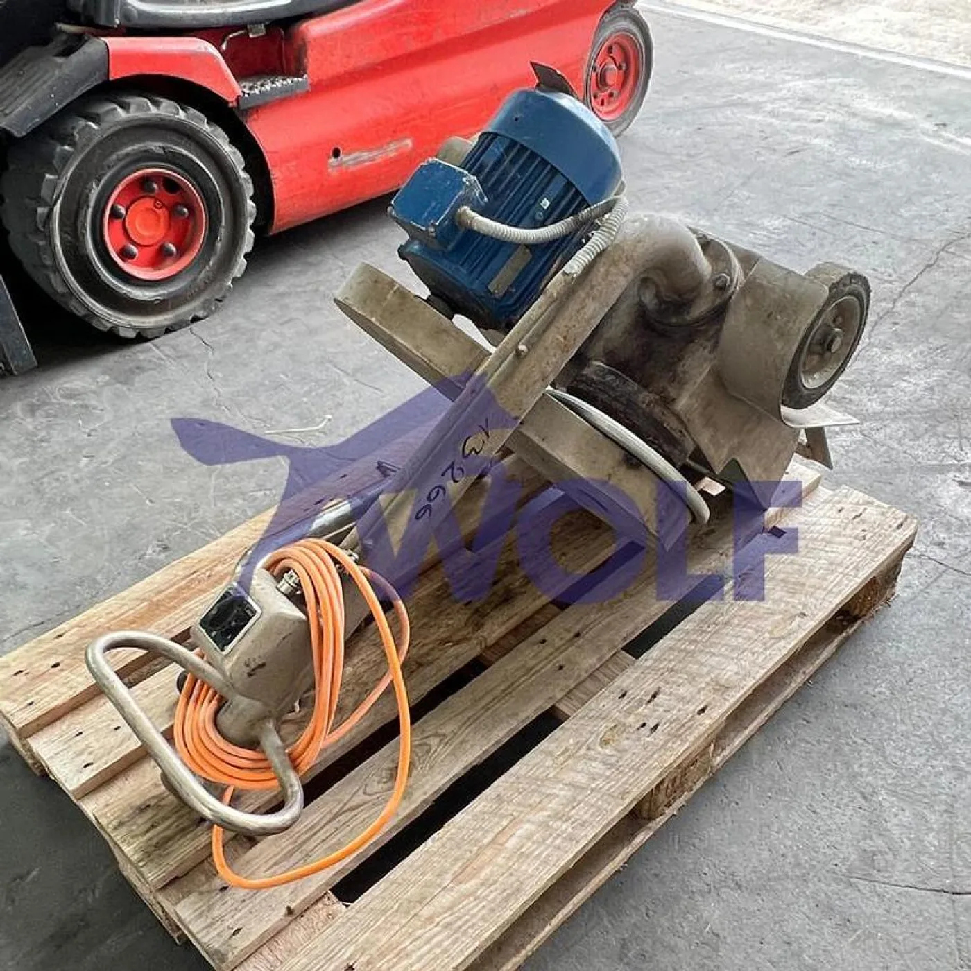 Zahnrad-Massepumpe SOLLICH - Type SSP, mit Auffangwanne, fahrbar. - 1