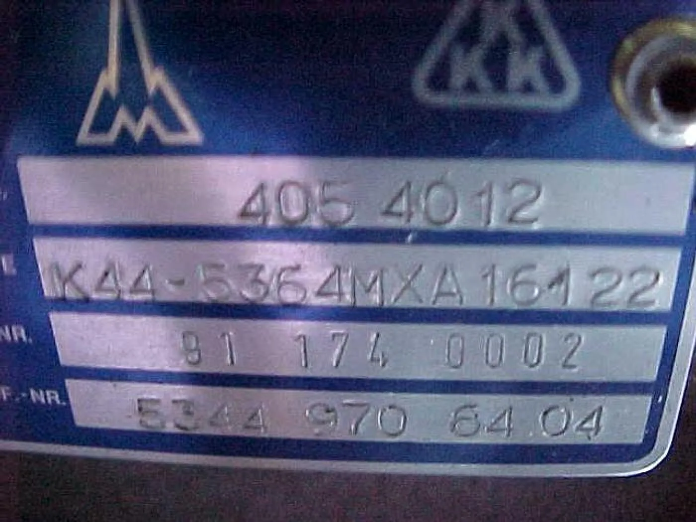 KKK K44-5364MXA16L22 - 6