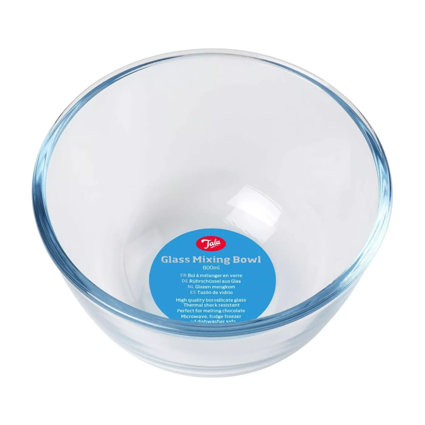 Tala Borosilicate Glass Mixing Bowl 15x8.1cm 800ml - islandcatering - 1
