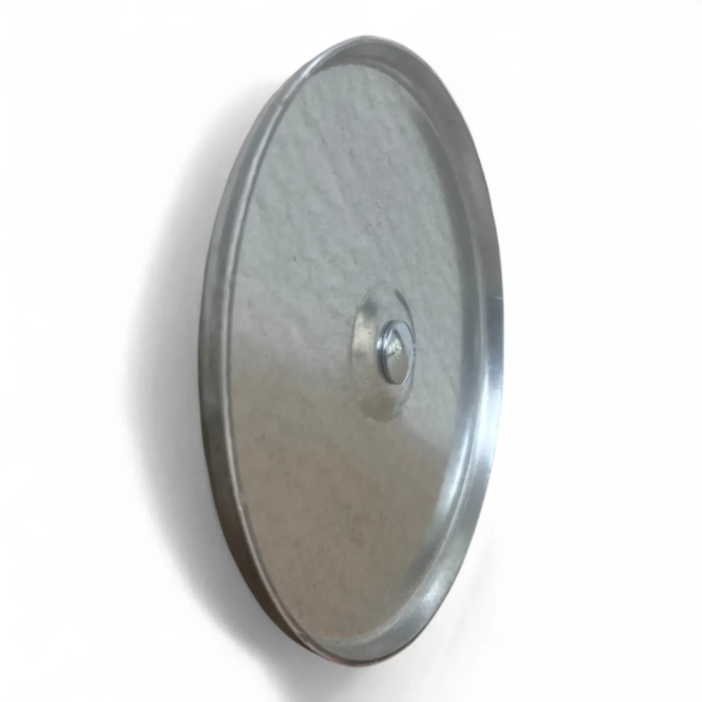 Filterronde Filterdeckel Deckel verzinkt für Filterschlauch D=200 mm mit Gewindebolzen M8x25 (4 Stück) - 5