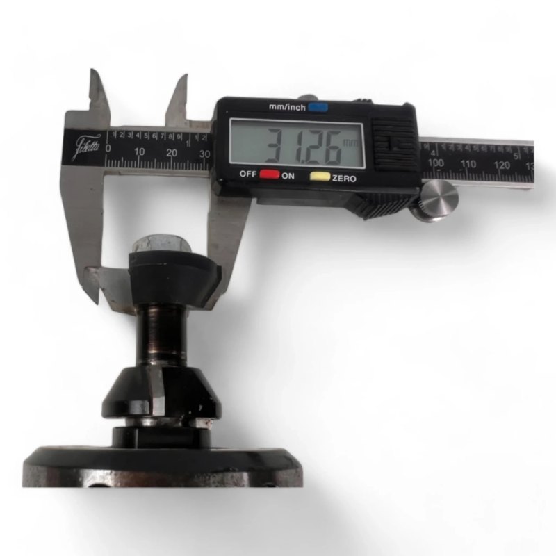 HSK 63 F Spannzangenfutter mit Spannzange und HW Fräser D=31 mm L=36 mm