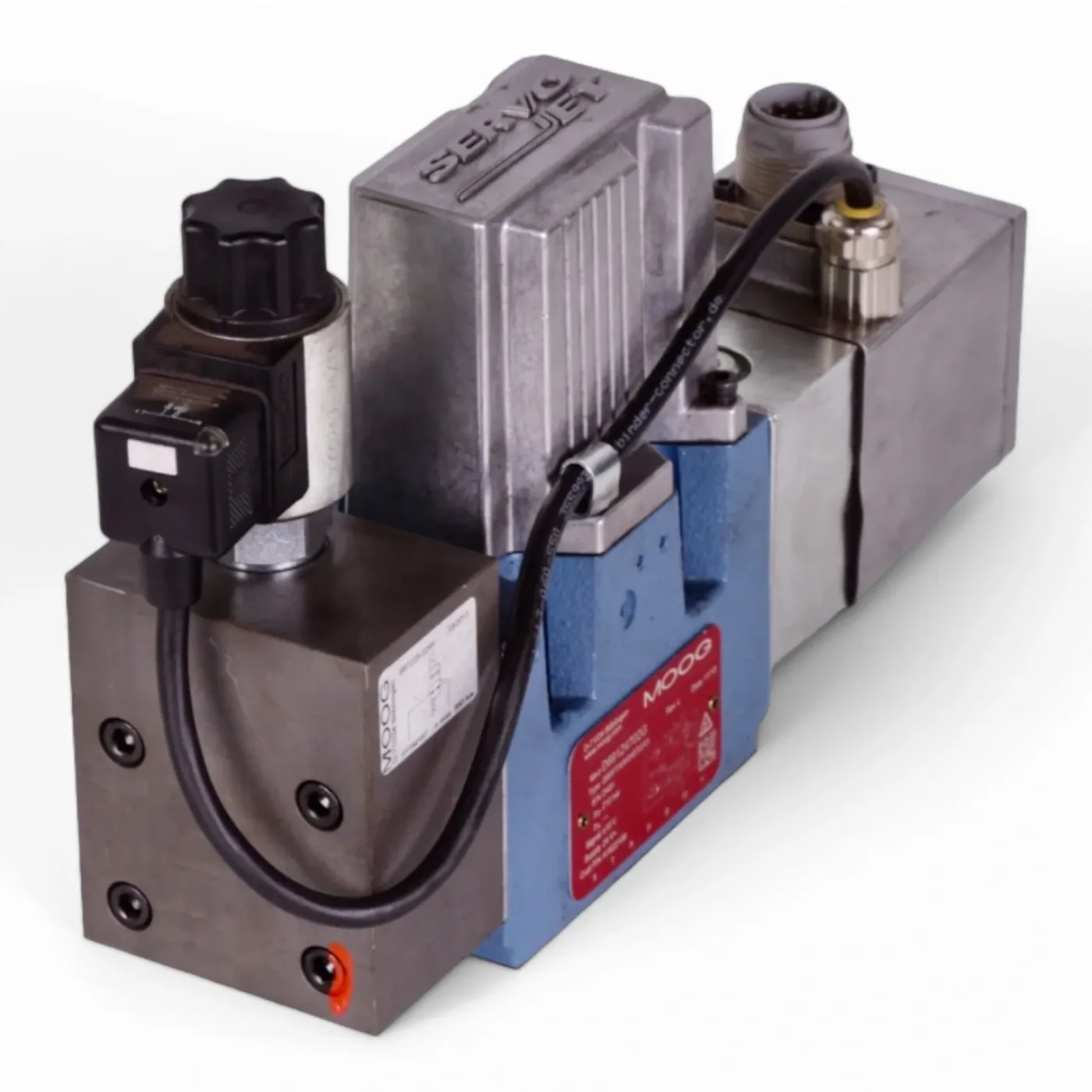 MOOG Servoventil D691Z4702G mit Vorsteuerstufe B97235-024V - 8