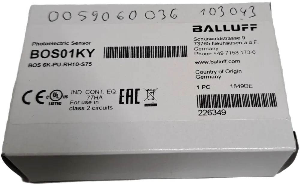 BALLUFF Optoelektronischer Sensor BOS01KY