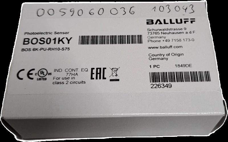 BALLUFF Optoelektronischer Sensor BOS01KY