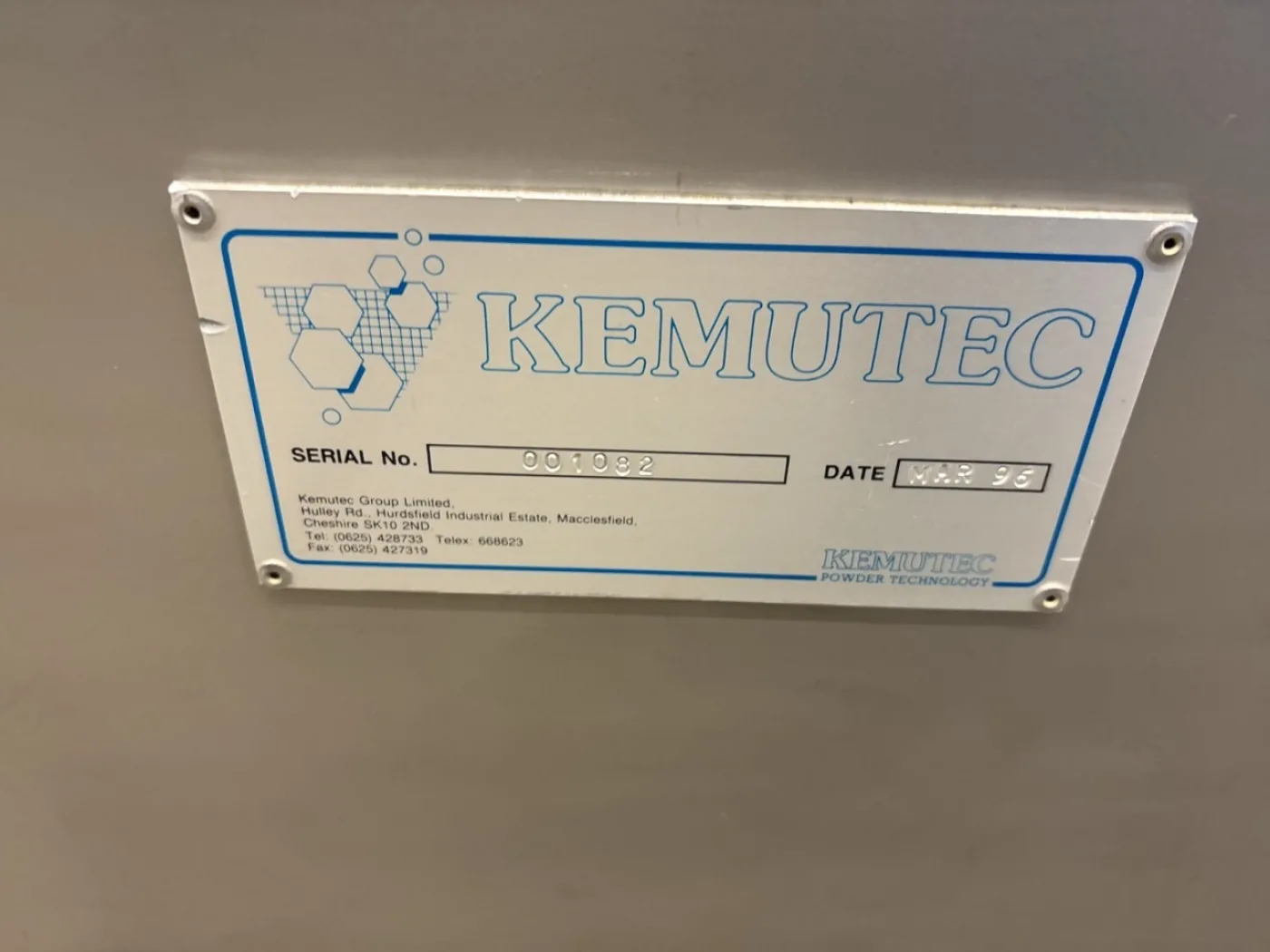 Kemutec 6C Double Cone Blender - Tumbler mixer - 3