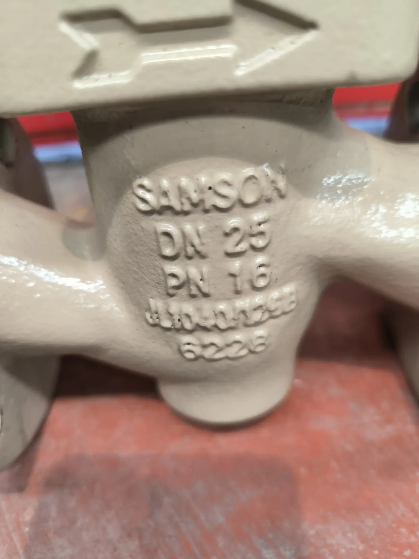 PROPORTIONAL CONTROL VALVE SAMSON 3321 DN25 PN16 WITH PNEUMATIC ACTUATOR 3371 - 3