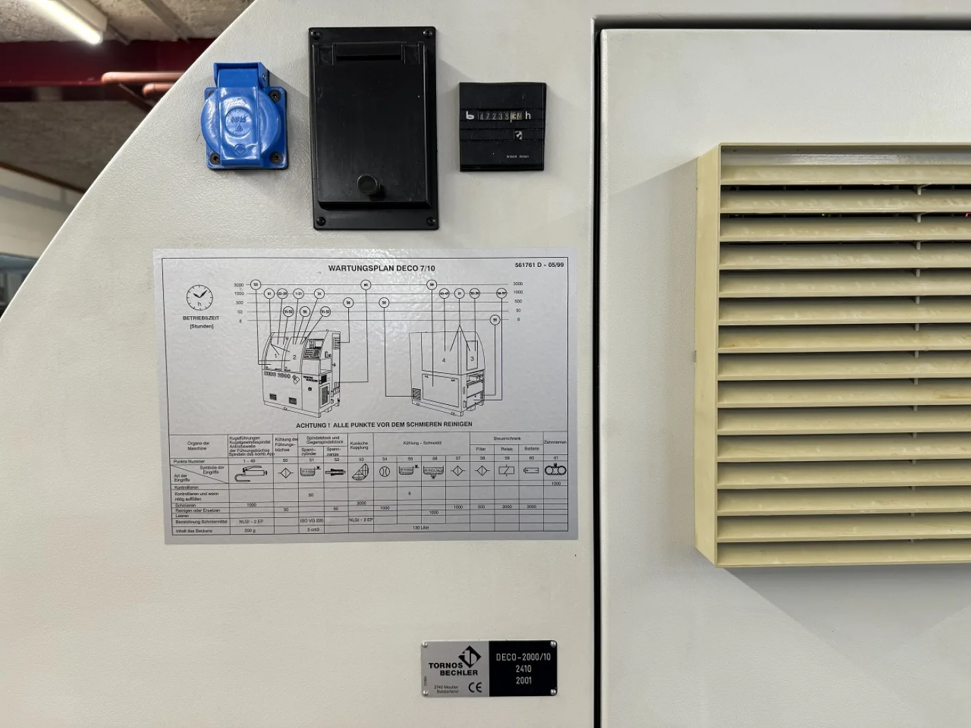 TOUR AUTOMATIQUE CNC TORNOS DECO 10 - 7