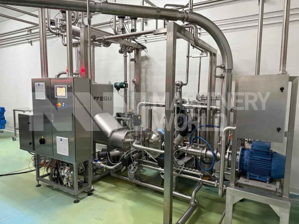 2,000kg per Hour Egli Butter Blending System with SPX Inline High Shear Mixer, Waukesha Butter Pump & PLC Controls (Year 2021)