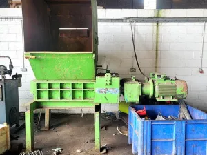 Meltog Heavy Duty Twin-Shaft Shredder W/Ram