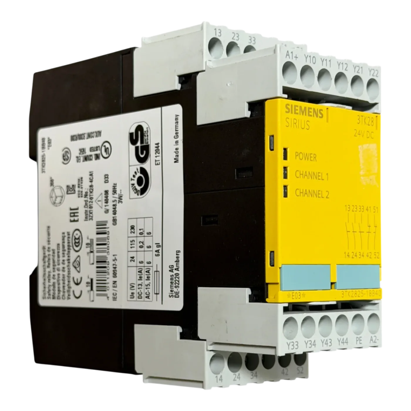 Siemens Siguard Sicherheitsrelais Art Nr 3TK2828 1BB41 - 1