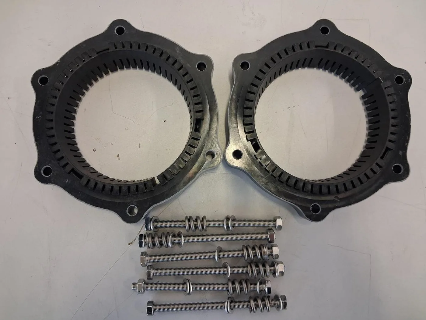 QVF Schellenringsystem Typ PF für Glas-Glas-Verbindungen DN150 - 4