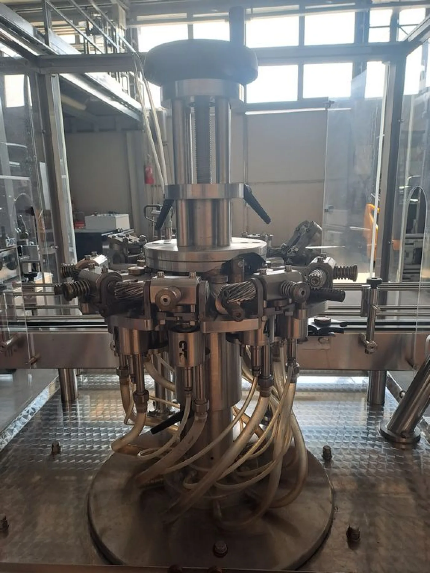 RINSER MACHINE GAI 9 NOZZLES IN STAINLESS STEEL, MODEL 10009, SECOND HAND MACHINE - 8