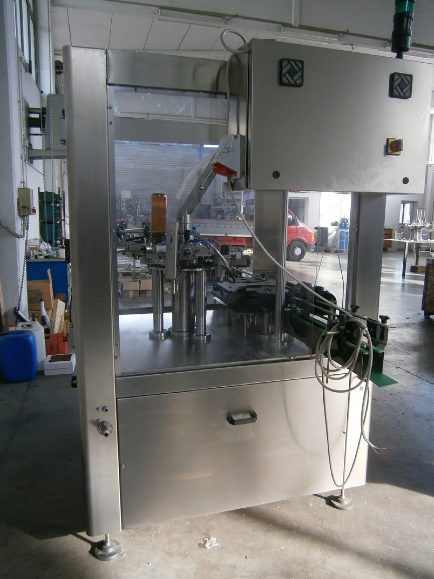 AUTOMATIC STAINLESS STEEL RINSER MACHINE MODEL MF 12 GRIPPERS NEW MACHINE - 6