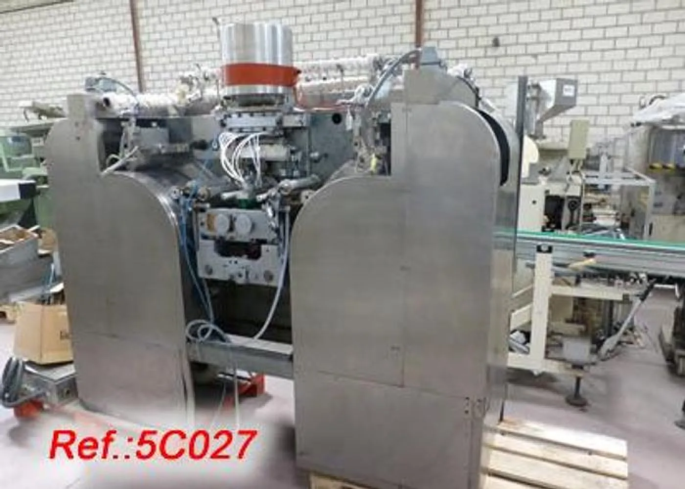 MÁQUINA DE CÁPSULAS DE GELATINA BLANDA “BANNER” CON TÚNEL “PHARMAGEL” DE 3.450MM APROX. DE LARGO, TÚNEL “PHARMAGEL” DE 2.900MM APROX. DE LARGO Y VARIOS FORMATOS CON RODILLOS Y PIÑONES - 1