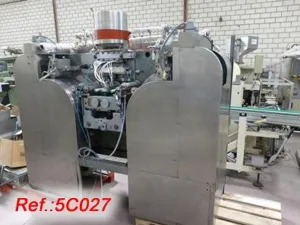 MÁQUINA DE CÁPSULAS DE GELATINA BLANDA “BANNER” CON TÚNEL “PHARMAGEL” DE 3.450MM APROX. DE LARGO, TÚNEL “PHARMAGEL” DE 2.900MM APROX. DE LARGO Y VARIOS FORMATOS CON RODILLOS Y PIÑONES