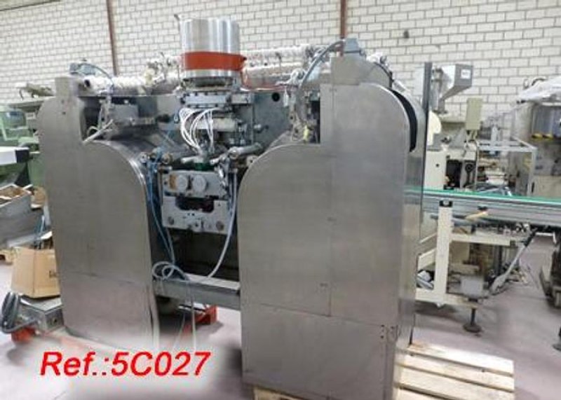MÁQUINA DE CÁPSULAS DE GELATINA BLANDA “BANNER” CON TÚNEL “PHARMAGEL” DE 3.450MM APROX. DE LARGO, TÚNEL “PHARMAGEL” DE 2.900MM APROX. DE LARGO Y VARIOS FORMATOS CON RODILLOS Y PIÑONES