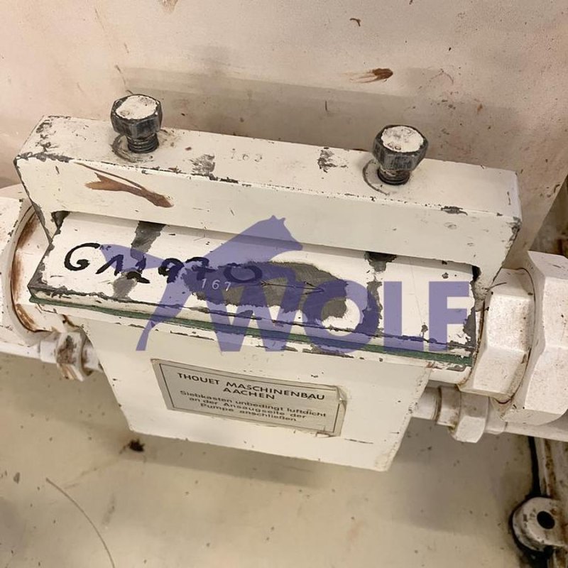 Zahnrad-Massepumpe THOUET - Type ZP-63/10-S, mit ca. 10.000 Liter pro Stunde.
