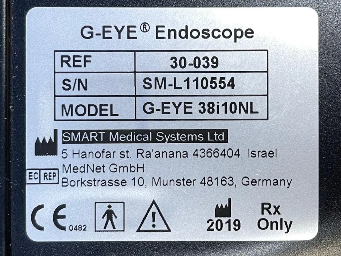 Pentax Scope Model: G-EYE38-i 10NL Colonoscope, YOM: 2019, 26 Times Used. - 7