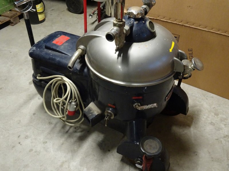 MANUAL CLEANING CLARIFIER CENTRIFUGE, MOD. “IMMA MICRO”, SECOND-HAND MACHINE