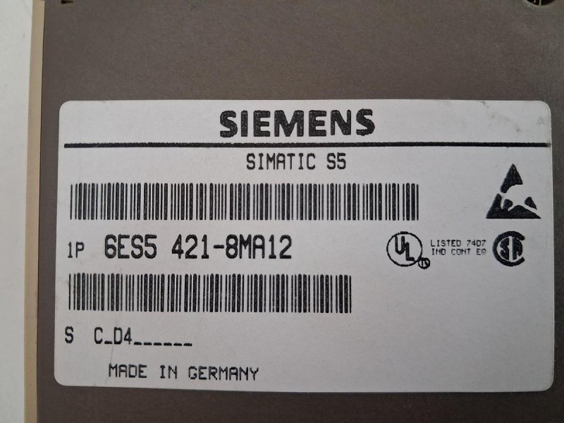 Siemens SIMATIC S5 6ES5 421-8MA12 Digital Input Module