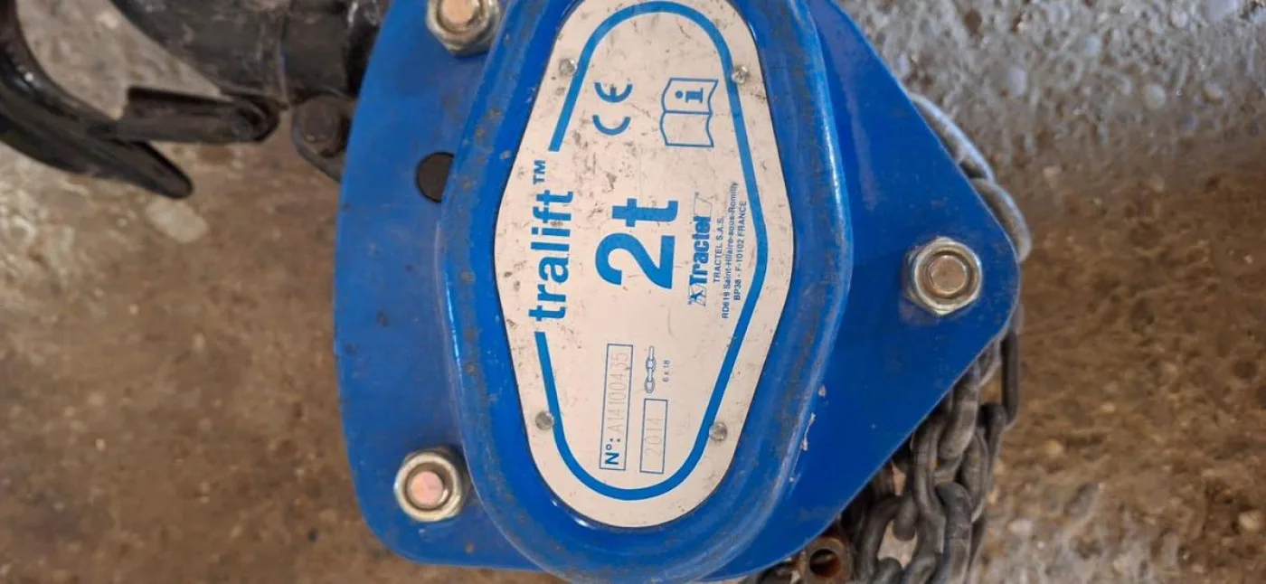 2014 Tractel Tralift 2,0 t Stirnradflaschenzug - 2