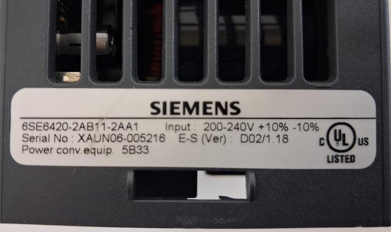 Siemens Micromaster 420 6SE6420-2AB11-2AA1 Frequenzumrichter