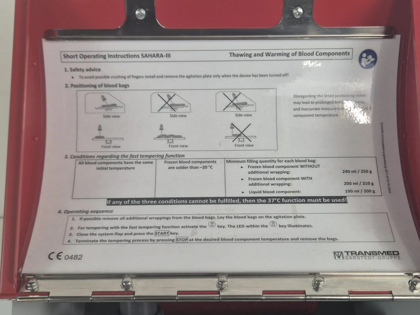 Transmed Sahara 111 Maxitherm Blood warmer - 8