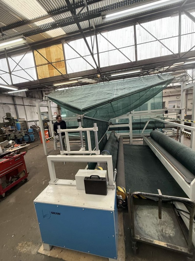 Fabric doubling/folding machine