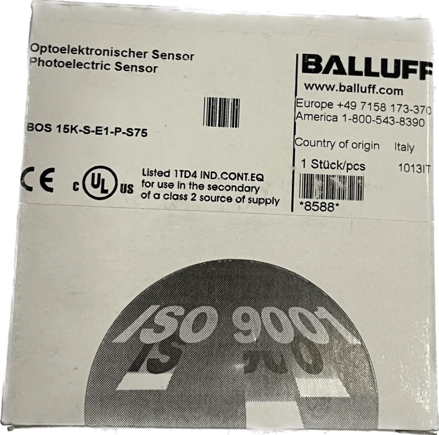 BALLUFF Optosensoren BOS 15K-S-E1-P-S75 - 1